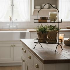 Exquisite Metal 2 Tier Tray