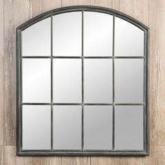 Twelve Pane Wall Mirror