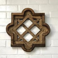 Quatrefoil Wood Wall Art