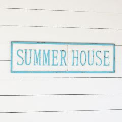 Summer House Tin Wall Sign