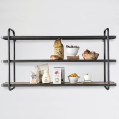 Industrial 3 Tier Wall Shelf