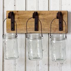 Triple Mason Jar Wall Vase