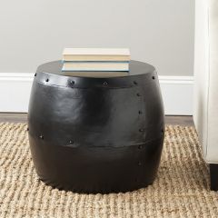 Contemporary Iron Drum Stool