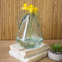 Recycled Glass Angel Vase