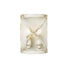 Alcott 2 Light Wall Sconce in Antique Ivory with No Shade