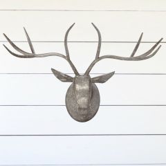 Iron Deer Head Wall Mount