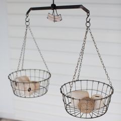 2 Basket Hanging Planter