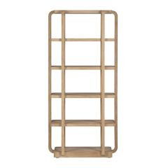 Natural Open Frame Bookshelf