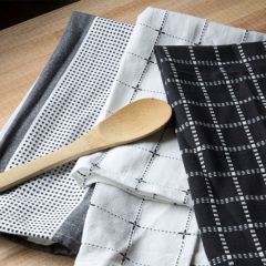 Classic Cotton Tea Towel Collection Set of 3