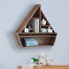 Bankuan Sailboat-Shaped Wall Shelf