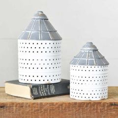 Silo Candle Lantern Set of 2
