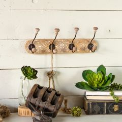 Primitive Farmhouse Wall Hook Rack