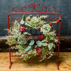 Icy Candle Ring With Bells