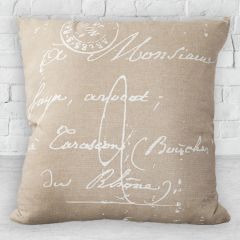 Khaki French Country Throw Pillow