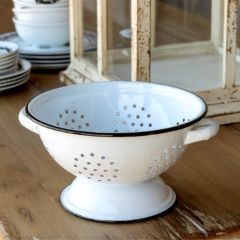 Farmhouse Enamelware Colander