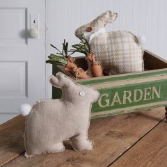 Fabric Bunny Plushie One of Each