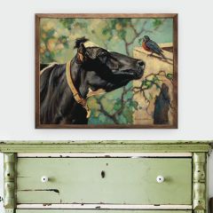 Face To Face Spring Framed Wall Art