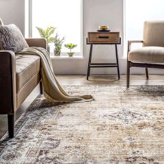 Faded Medallion Area Rug