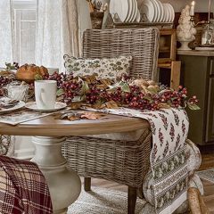 Fall Accents Rosehip Garland