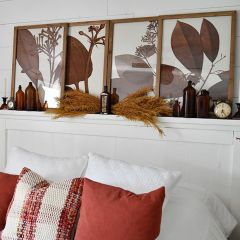 Fall Botanicals Framed Prints Set of 4