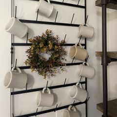 Fall Charms Candle Ring Wreath