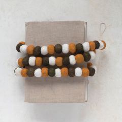 Fall Charms Felt Ball Garland