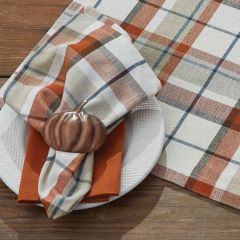 Fall Farmhouse Plaid Napkin Set of 4