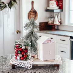 Fall Farmhouse Rustic Wood Riser