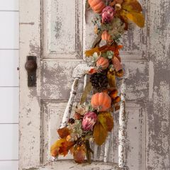 Fall Foliage and Pumpkins Garland