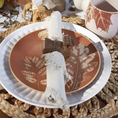 Fall Leaves Stoneware Salad Plate
