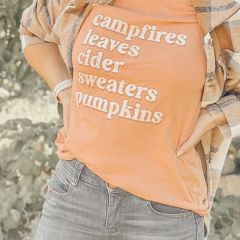 Fall Love List Terracotta Tee