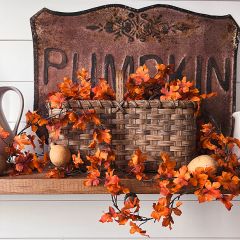 Fall Maple Leaf Decorative Garland