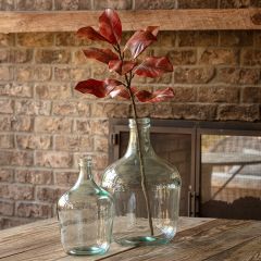 Fall Paprika Magnolia Stem Set of 3