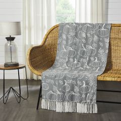Fall Pumpkin Throw Blanket