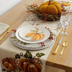 Fall Pumpkins Salad Plates Set of 4