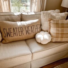 Fall Sayings Rectangle Throw Pillow Set of 2