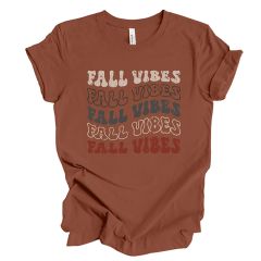 Fall Vibes Terracotta Tee