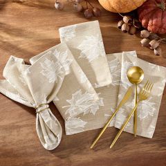Fallen Maple Leaves Napkins Set of 8
