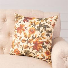 Falling Autumn Leaves Throw Pillow