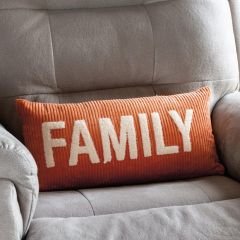FAMILY Cotton Corduroy Accent Pillow