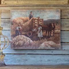 Family Harvest Season Gallery Wrapped Print