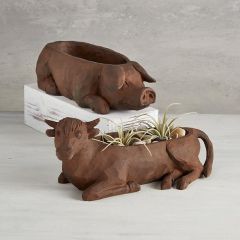 Farm Animal Silhouette Planter