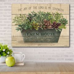 Farm House Planter Wood Pallet Wall Art