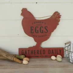 Farmer's Fresh EGGS Wood Sign