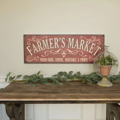 Farmers Market Horizontal Wall Sign