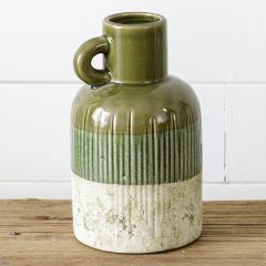 Farmhouse Accents Distressed Jug Vase