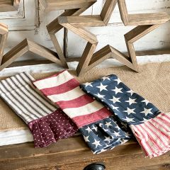 Farmhouse Americana Tea Towel Set of 3