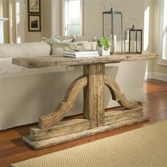 Farmhouse Bracket Console Table