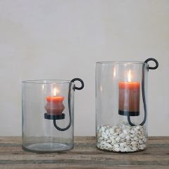 Farmhouse Classics Glass Hurricane Candle Holder