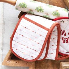 Farmhouse Holiday Double Oven Mitt
